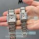 High Quality Copy Cartier Tank Francaise Rose Gold Watches set with diamonds (3)_th.jpg